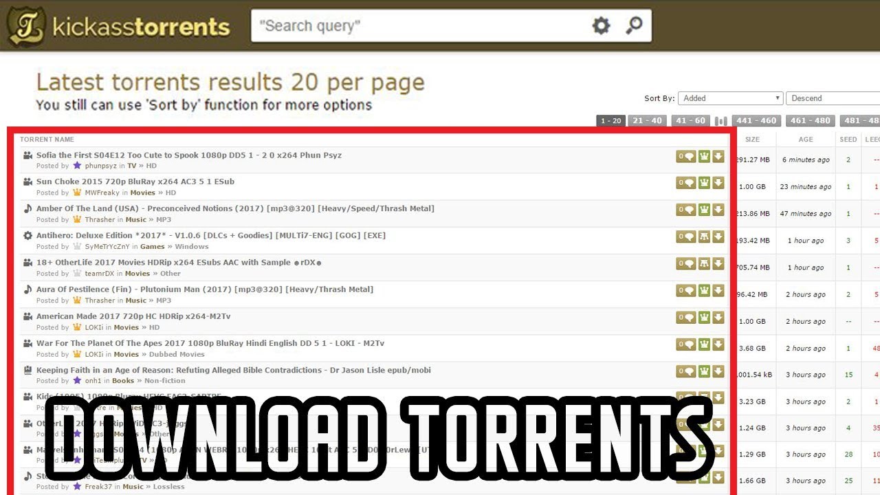 torrents free movies download websites